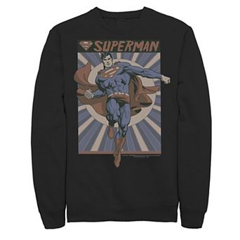 Men's DC Comics Superman Posed Pop Art Poster Sweatshirt