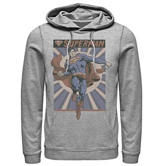 Men's DC Comics Superman Posed Pop Art Poster Hoodie