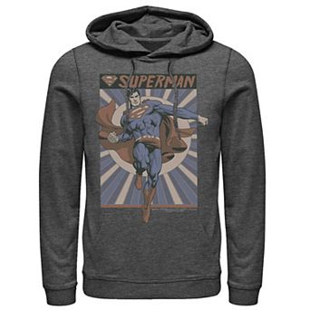 Men's DC Comics Superman Posed Pop Art Poster Hoodie
