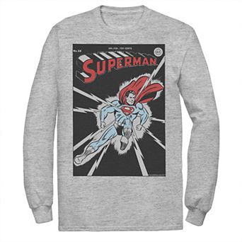 Men's DC Comics Superman No. 32 Comic Cover Poster Long Sleeve Tee