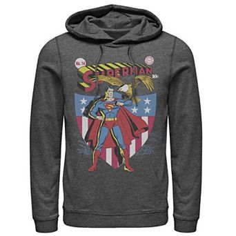 Men's DC Comics Superman Stars And Stripes Poster Hoodie