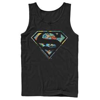 Men's DC Comics Superman Face Logo Tank Top