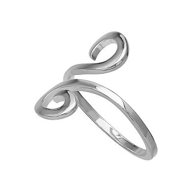 PRIMROSE Sterling Silver Swirl Ring