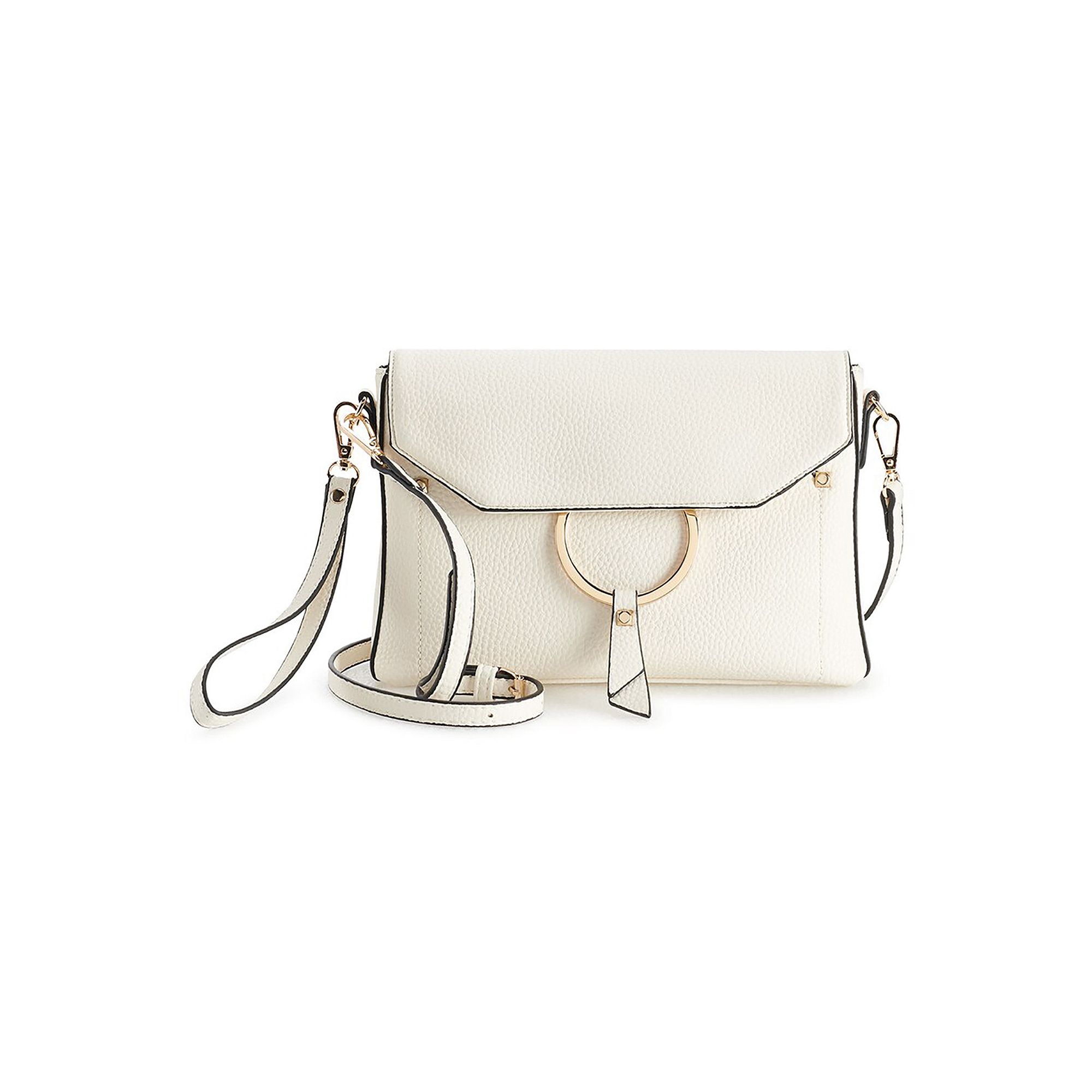 Womens Mellow World Portia Ring Crossbody, White