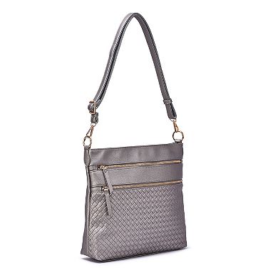 Women's Mellow World Alecia Woven Shoulder Bag