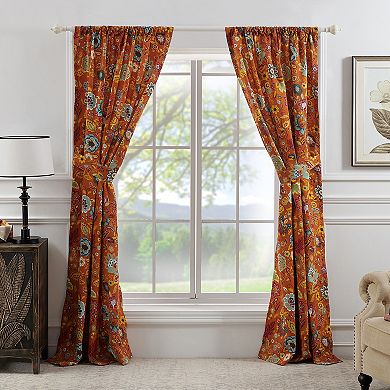 Greenland Home Fashions 2-pack Astoria Spice Window Curtains