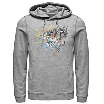Men's DC Comics Wonder Woman Power Sketched Portrait Hoodie