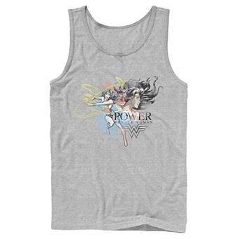 Men's DC Comics Wonder Woman Power Sketched Portrait Tank Top
