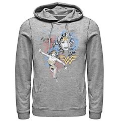 Men's DC Comics Wonder Woman Large Face Portrait Sweatshirt