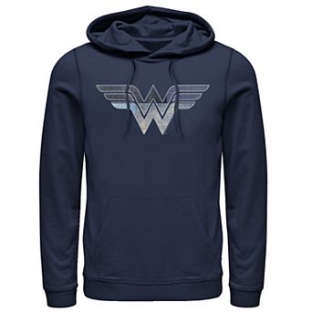 Men's DC Comics Wonder Woman Patchwork Logo Graphic Hoodie
