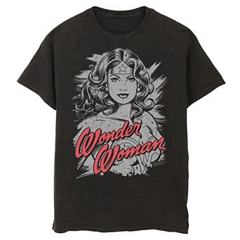 Men's DC Comics Wonder Woman Distressed Portrait Graphic Tee