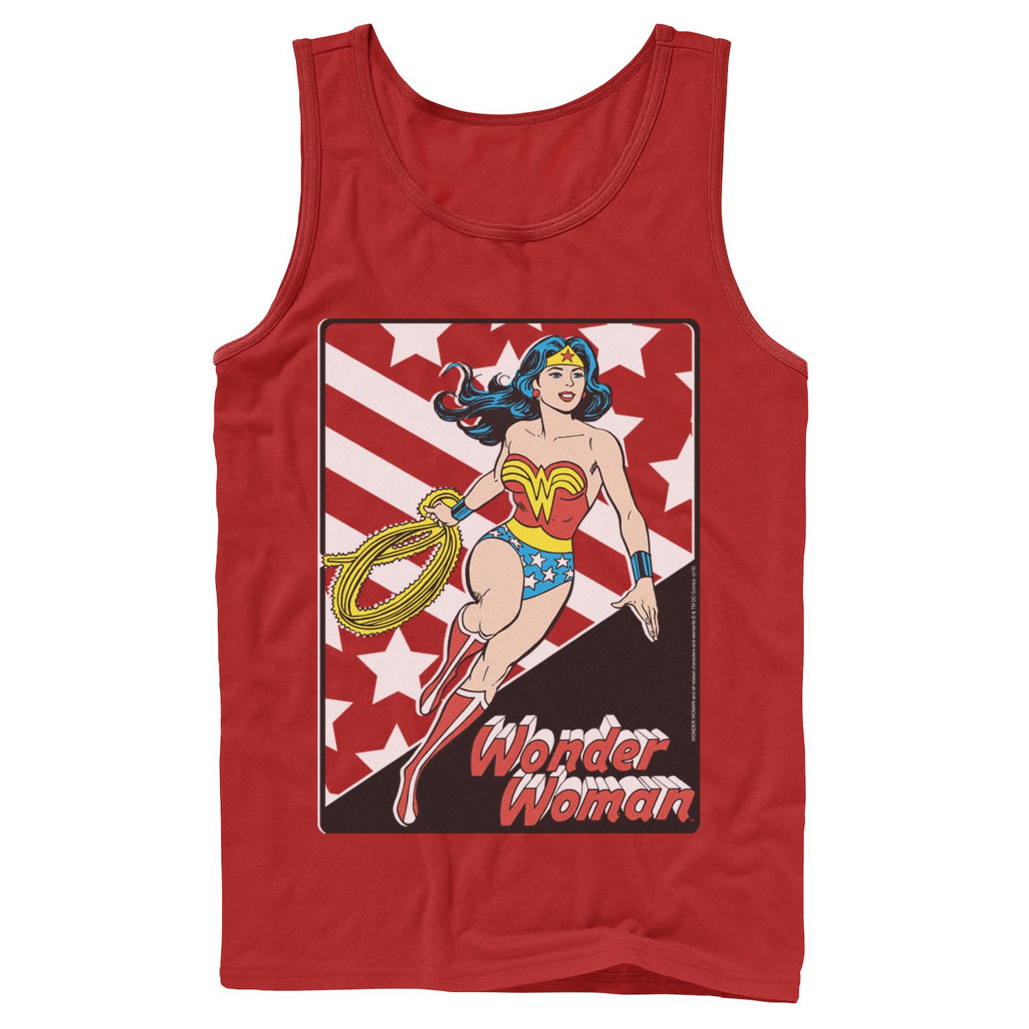 DC Wonder Woman Logo 3D Paisley Tank Top – Lässiges Shirt Für Fans Von Superhelden-Filmen