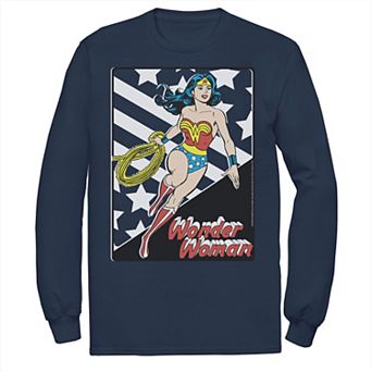 Men's DC Comics Wonder Woman Stars And Stripes Poster Tee