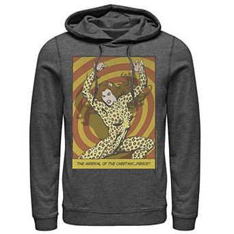 Men's DC Comics Wonder Woman Cheetah Comic Panel Hoodie