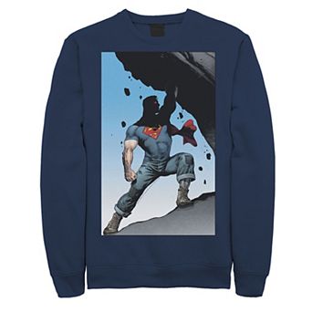 Men's DC Comics Superman Power Lift Comic Poster Sweatshirt