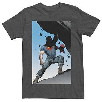 Men's DC Comics Superman Power Lift Comic Poster Tee