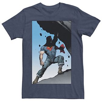 Men's DC Comics Superman Power Lift Comic Poster Tee