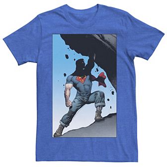 Men's DC Comics Superman Power Lift Comic Poster Tee