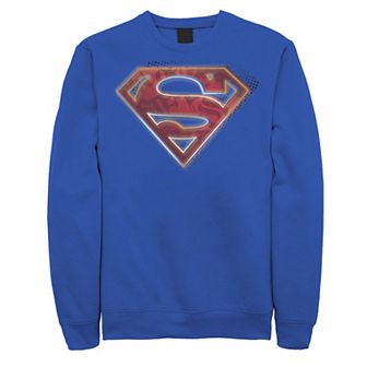 Men's DC Comics Superman Man Of Steel Chest Logo Sweatshirt