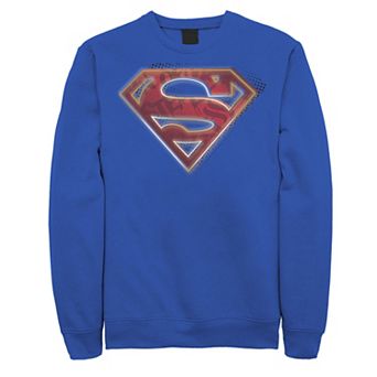 Men's DC Comics Superman Man Of Steel Chest Logo Sweatshirt