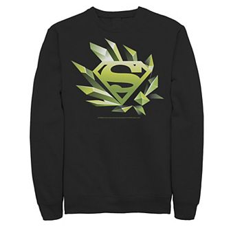 Men's DC Comics Superman Kryptonite Chest Logo Sweatshirt