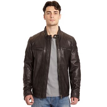Men's Excelled Lamb Leather Moto Jacket