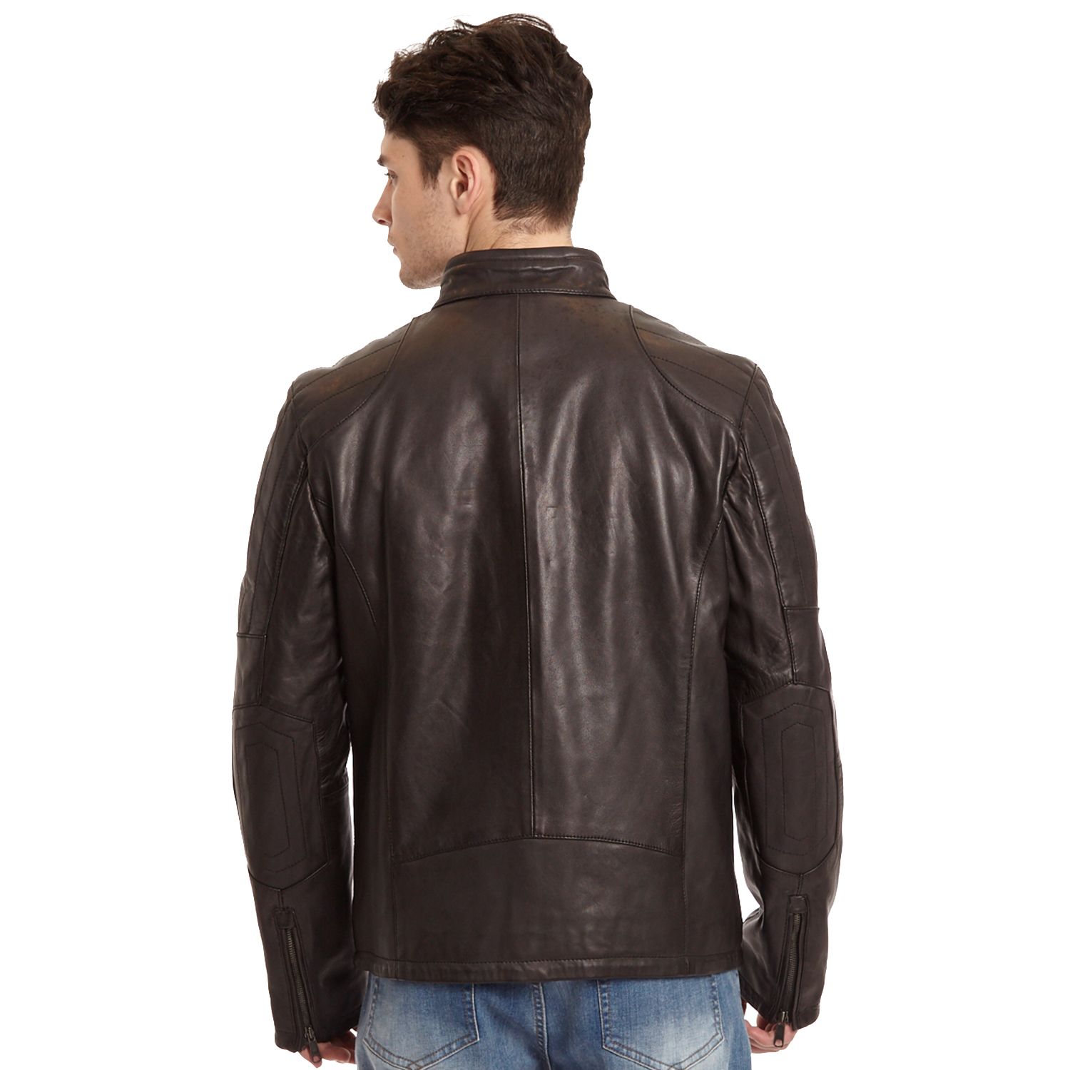 Men's Excelled Lamb Leather Moto Jacket