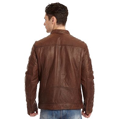 Men's Excelled Lamb Leather Moto Jacket