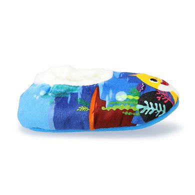 Toddler Boy Nickelodeon Baby Shark Fuzzy Babba Slipper Socks