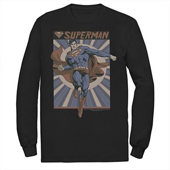Men's DC Comics Superman Posed Pop Art Poster Tee