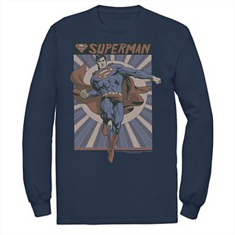 Men's DC Comics Superman Posed Pop Art Poster Tee