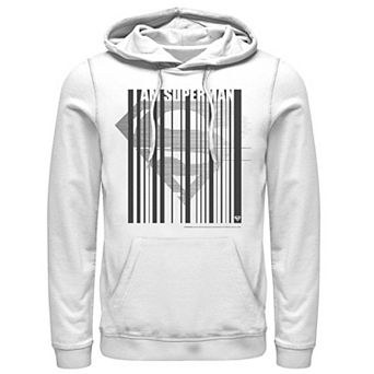 Men's DC Comics Superman Barcode Chest Logo Hoodie