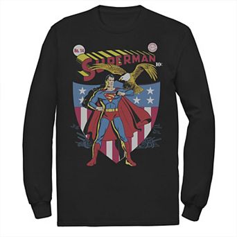 Men's DC Comics Superman Stars And Stripes Poster Tee