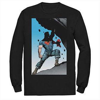 Men's DC Comics Superman Power Lift Comic Poster Tee