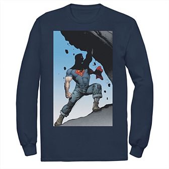 Men's DC Comics Superman Power Lift Comic Poster Tee