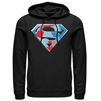 Men's DC Comics Superman Cutout Chest Logo Hoodie