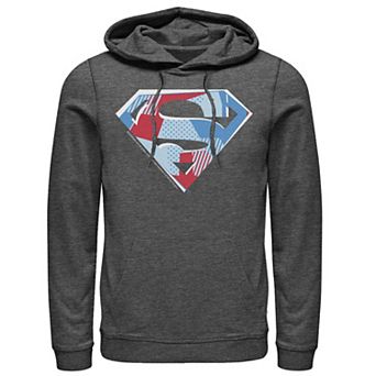 Men's DC Comics Superman Cutout Chest Logo Hoodie
