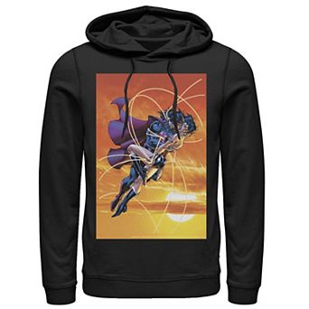 Men's DC Comics Superman Wonder Woman Kiss Poster Hoodie