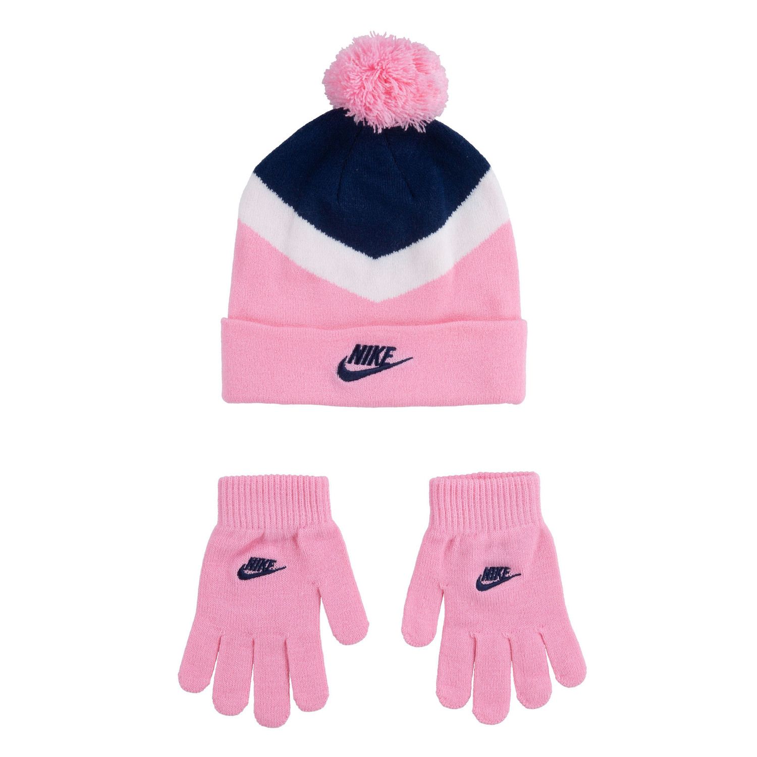 nike gloves and beanie