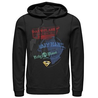 Men's DC Comics Superman Daily Planet Skyscraper Poster Hoodie