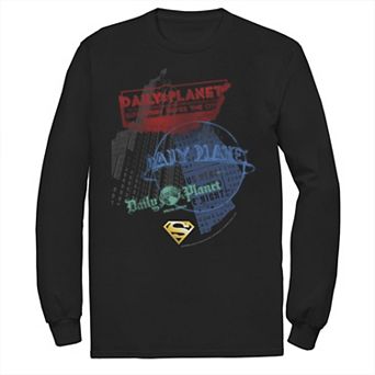 Men's DC Comics Superman Daily Planet Skyscraper Poster Tee