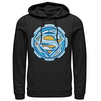 Men's DC Comics Superman Chrome Gear Chest Logo Hoodie