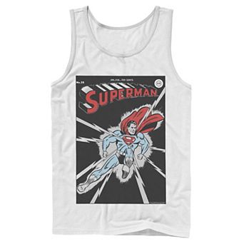 Men's DC Comics Superman No. 32 Comic Cover Poster Tank Top