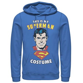 Men's DC Comics Superman This Is My Costume Text Hoodie