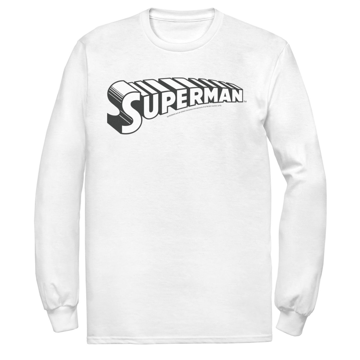 black and white superman t shirt