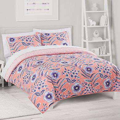 The Big One® Reversible Floral Quilt and Sham Set