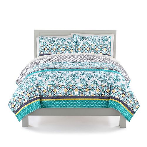 The Big One® Reversible Floral Quilt Set with Shams