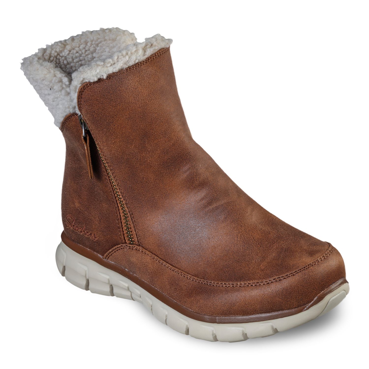 skechers brown snow boots