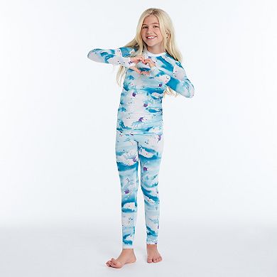 Girls 4-16 Cuddl Duds® Comfortech Stretch Poly 2-Piece Base Layer Set