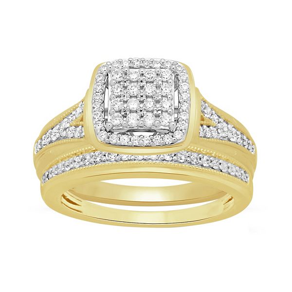 14K Yellow Gold Tiered Diamond Ring By Effy/ Size 7 /$12,100/ PRICE DROP! NEW 
